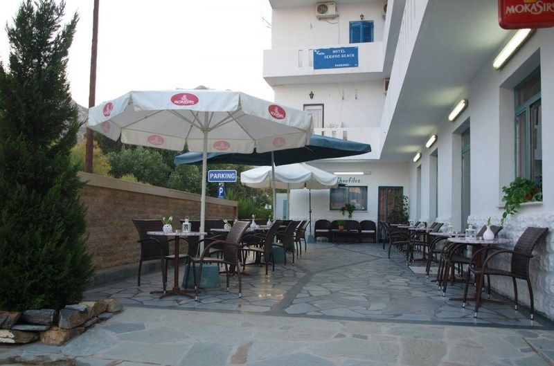 Serifos Beach Hotel Livadi  Ngoại thất bức ảnh
